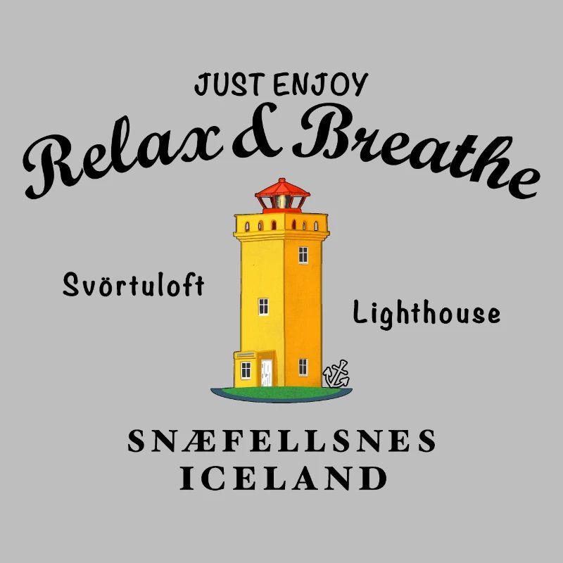 Iceland Lighthouse Svörtuloft, Relax