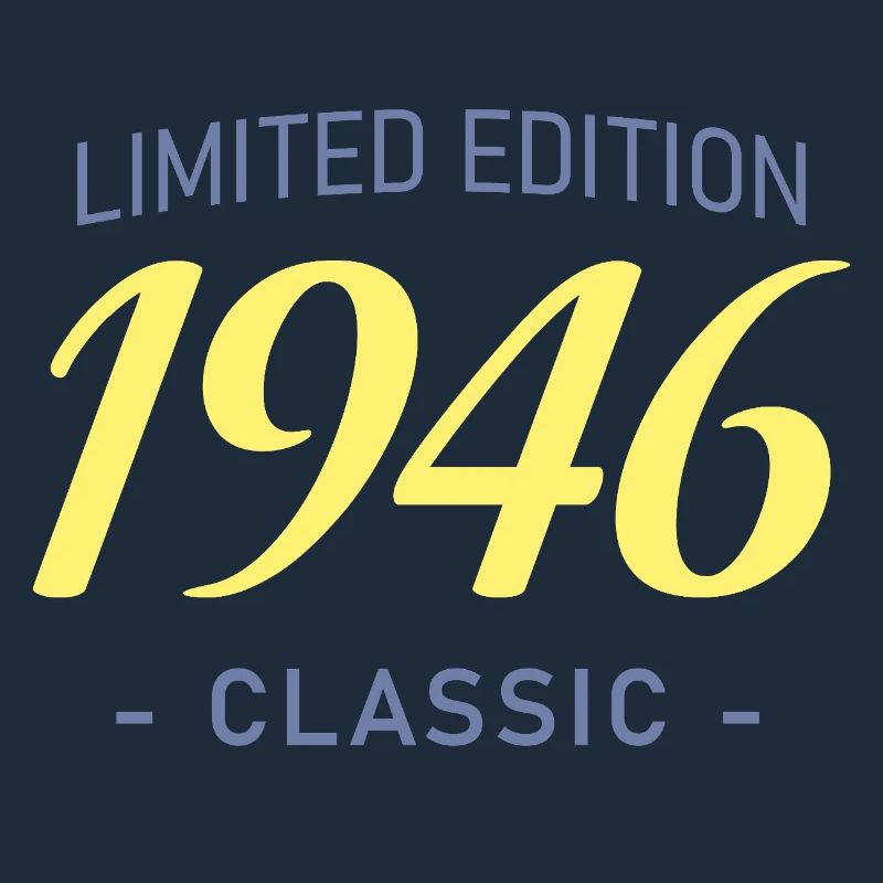 80 Year Old 1946 Typography Bold Tee
