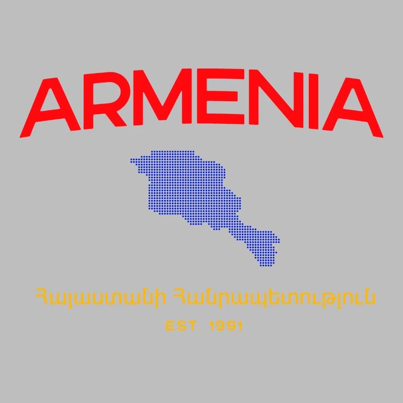 Armenia Map Script Emblem