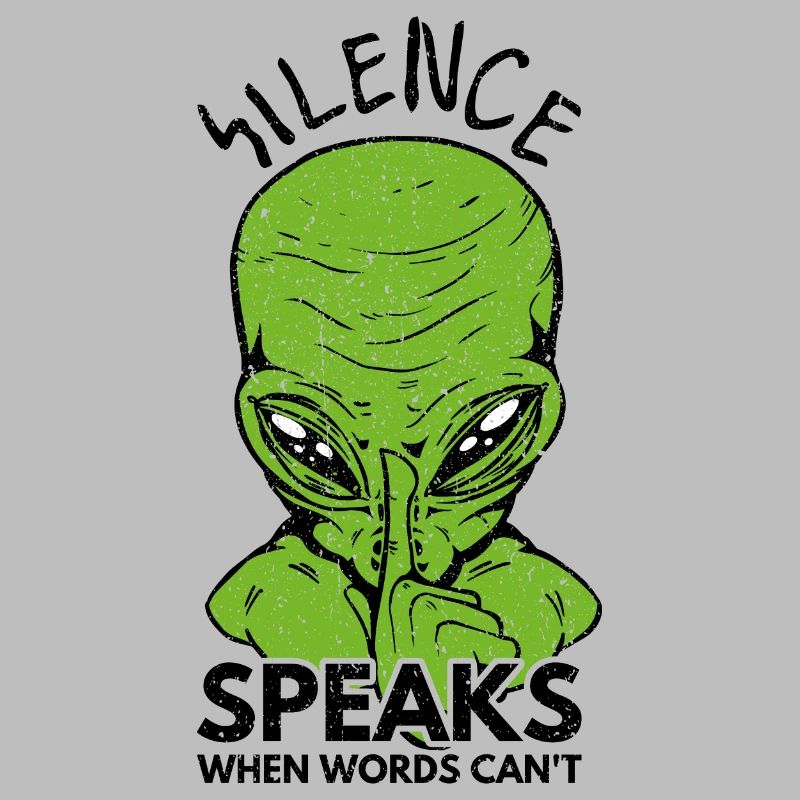 Le silence parle quand les mots ne le peuvent pas - Deep Thinker