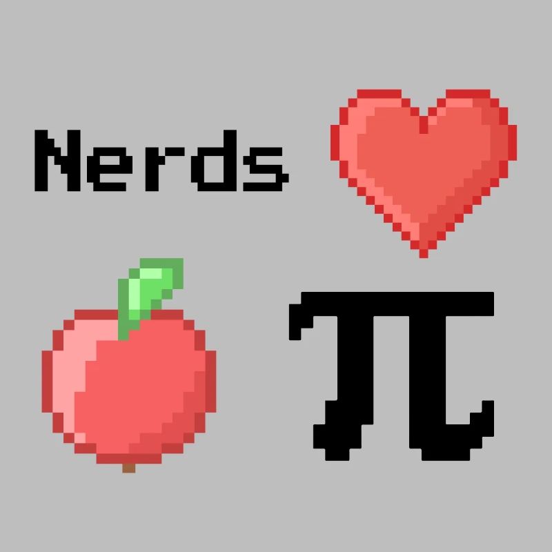 nerds love apple pi pie sprüche math s pixel