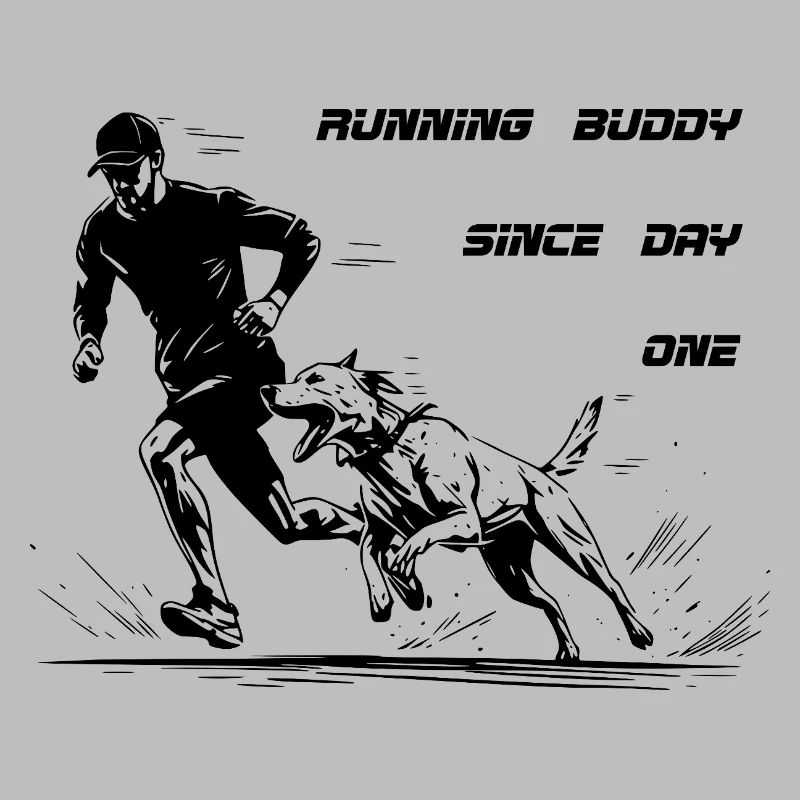 Jogging avec un compagnon de course canin