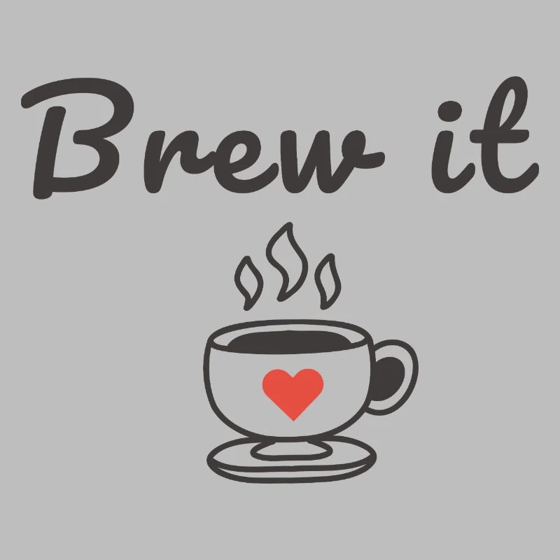 Citation Brew It Coffee : design minimaliste mignon