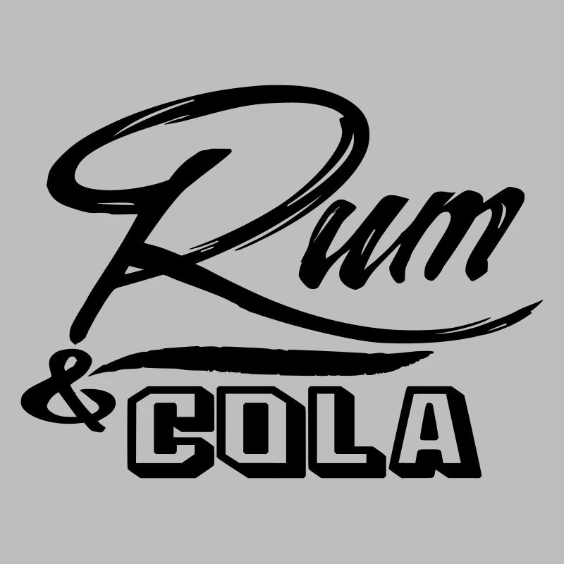 rum cola sail sailing boat longdrink patch sticker