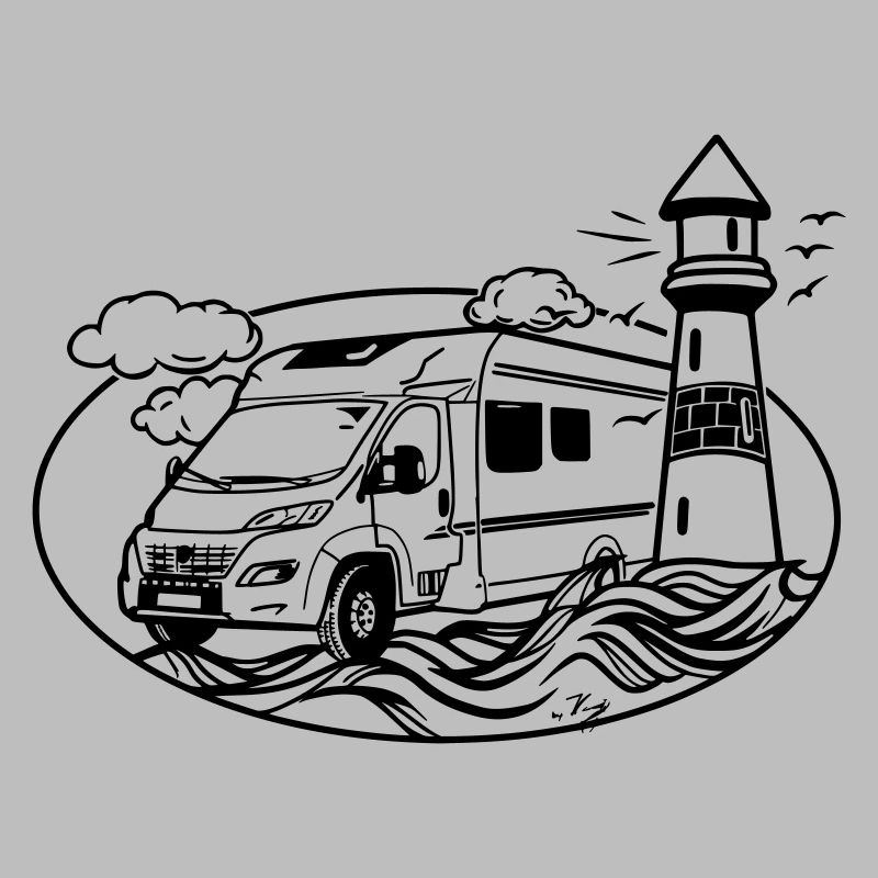 Wohnmobil am Meer 