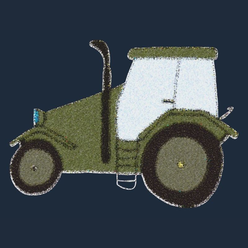 traktor oldtimer impressionismus