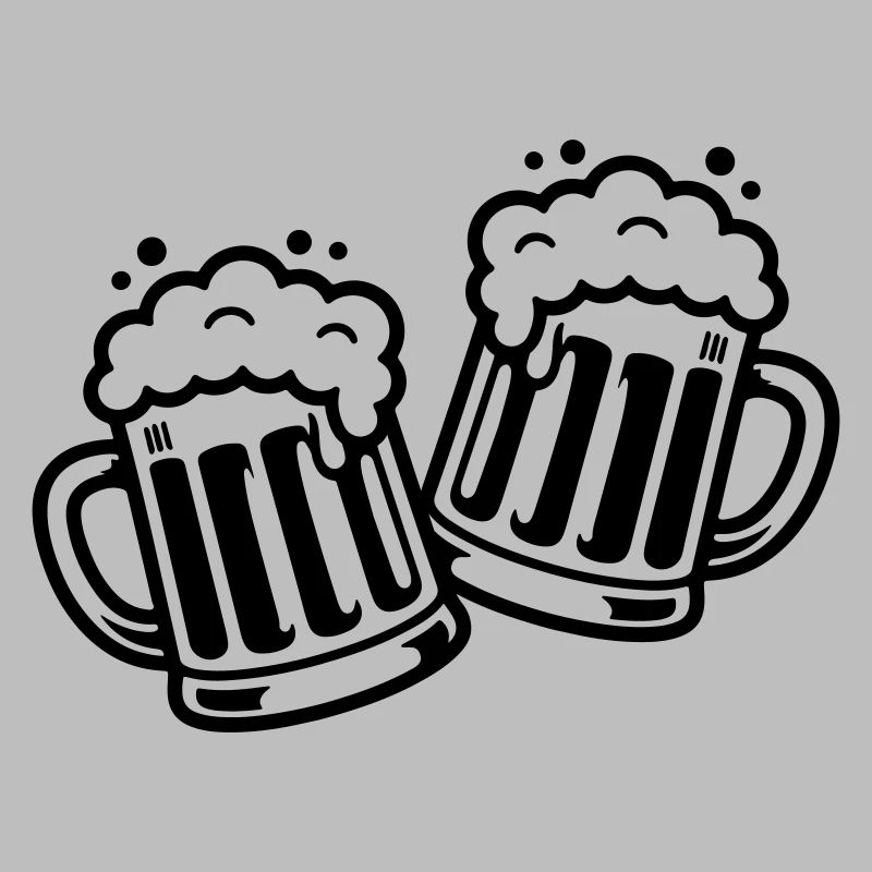 Bierkrug Prost Comic Bier
