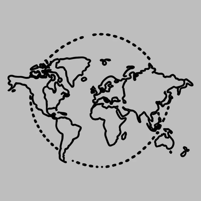 World Map Sketch