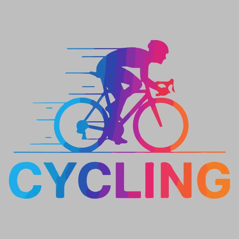 Gradient vibrant du cyclisme
