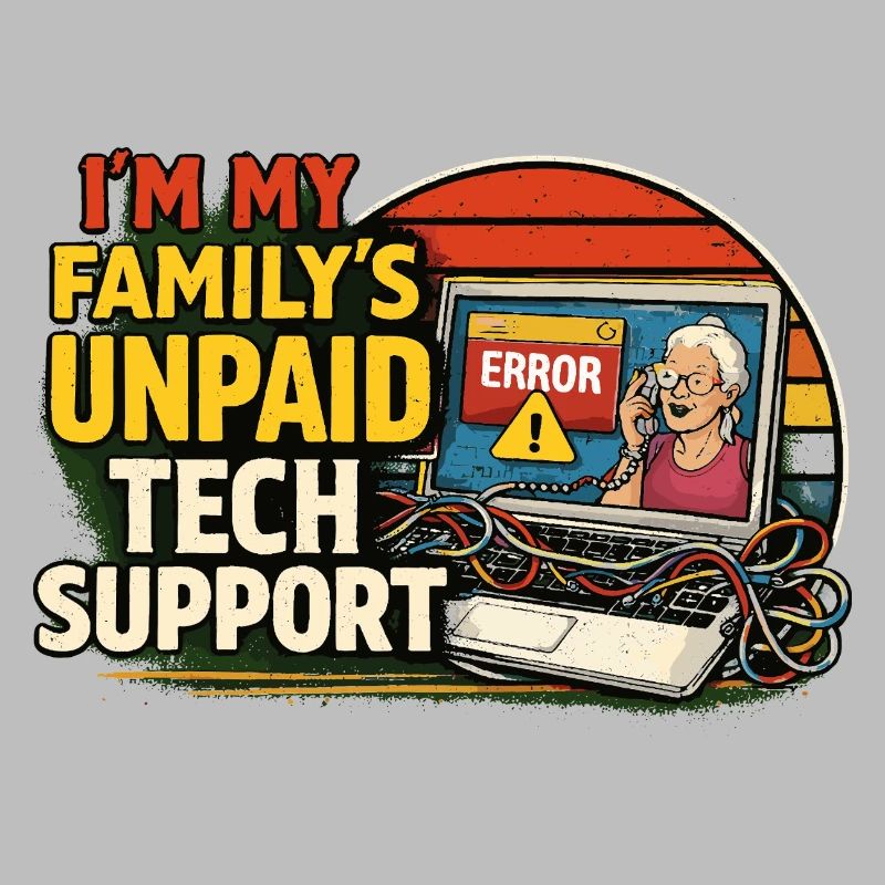 Familien Tech-Support Unbezahlt