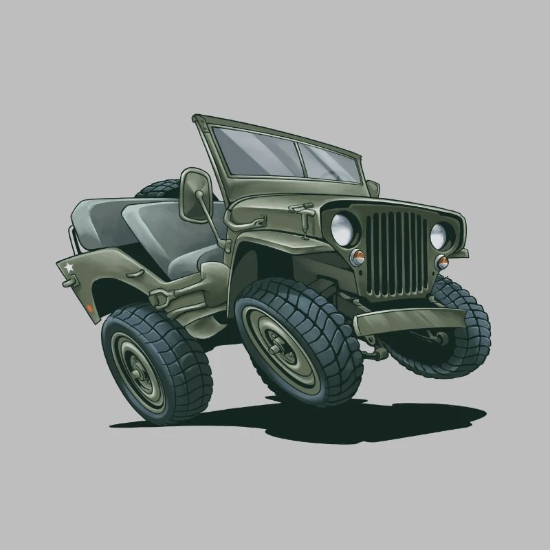 Willys MB Offroader 4x4 Millityr Oldtimer Us Army
