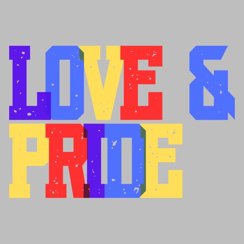 Liebe und Pride Regenbogen