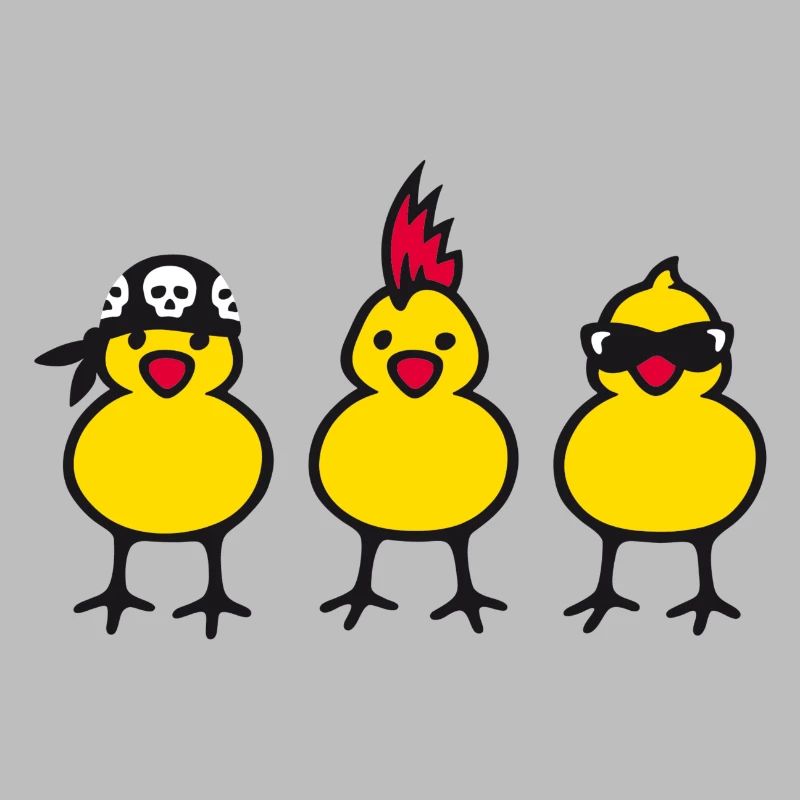 Three Chicks