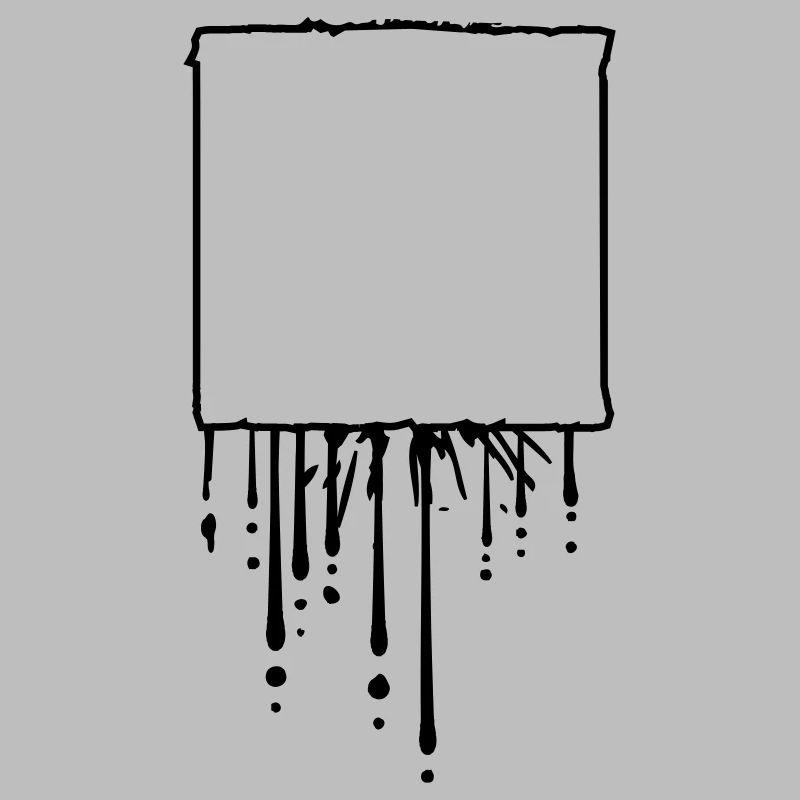 Text field square rectangle square sign frame T