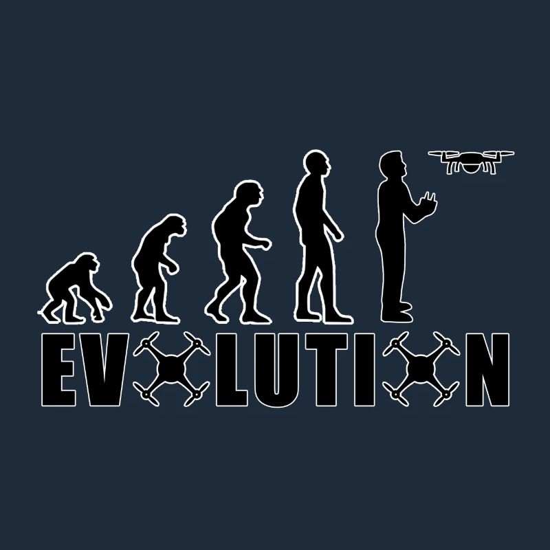 EVOLUTION DROHNE Geschenk Bodenpilot Fliegen