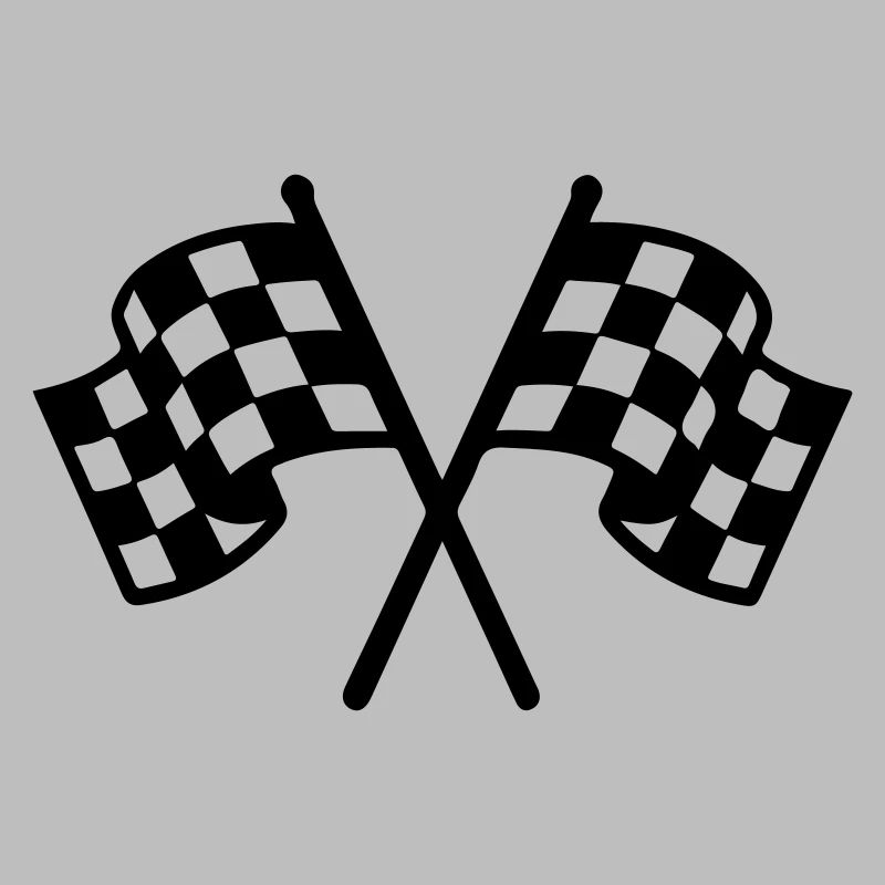 Icône du drapeau de course