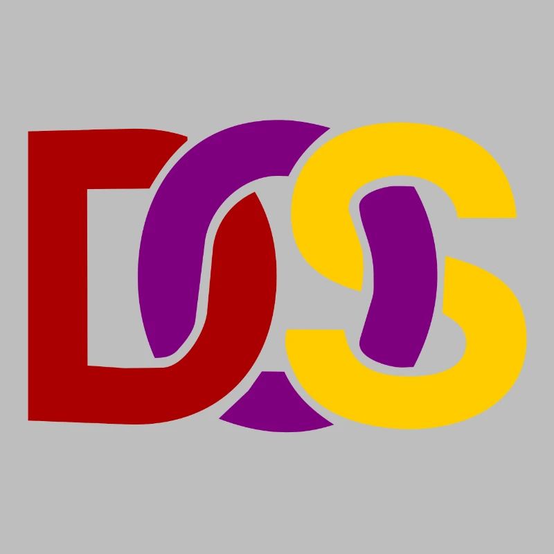 Retro MS DOS Logo