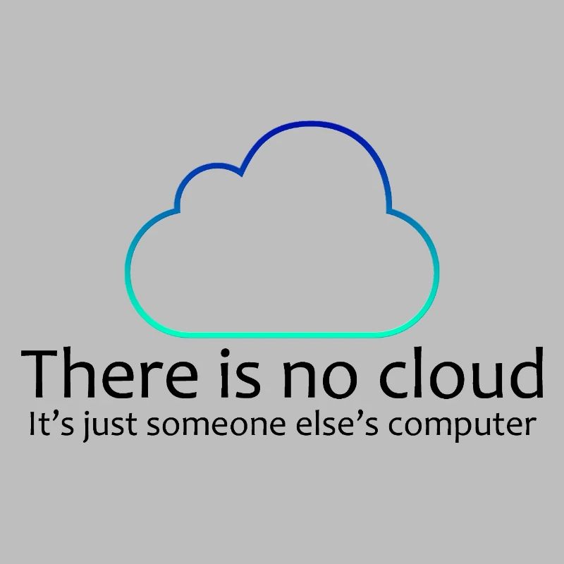 Pas de programmation dans le cloud T-shirt drôle