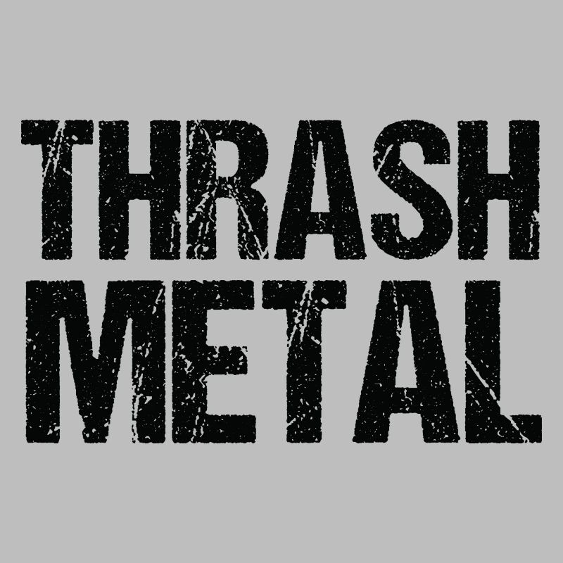 Thrash Metal Bold Typography