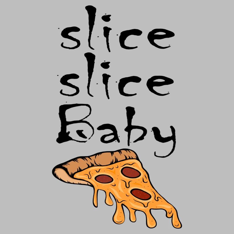 Tranche tranche de pizza pour bébé