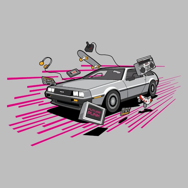 Delorean Future Punk Oldtimer Youngtimer Retro 80s