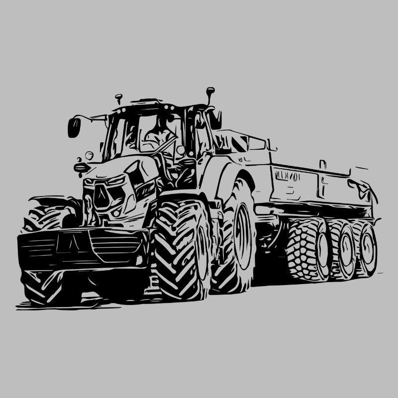 Tractor with trailer