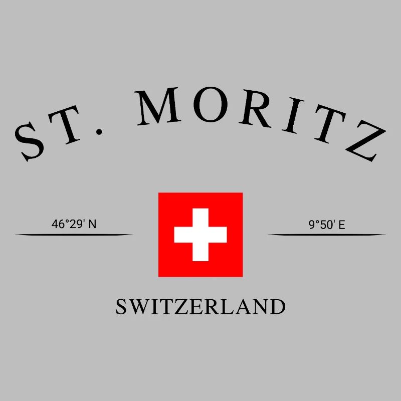 St. Moritz Schweiz – Urlaub Souvenir & Geschenk