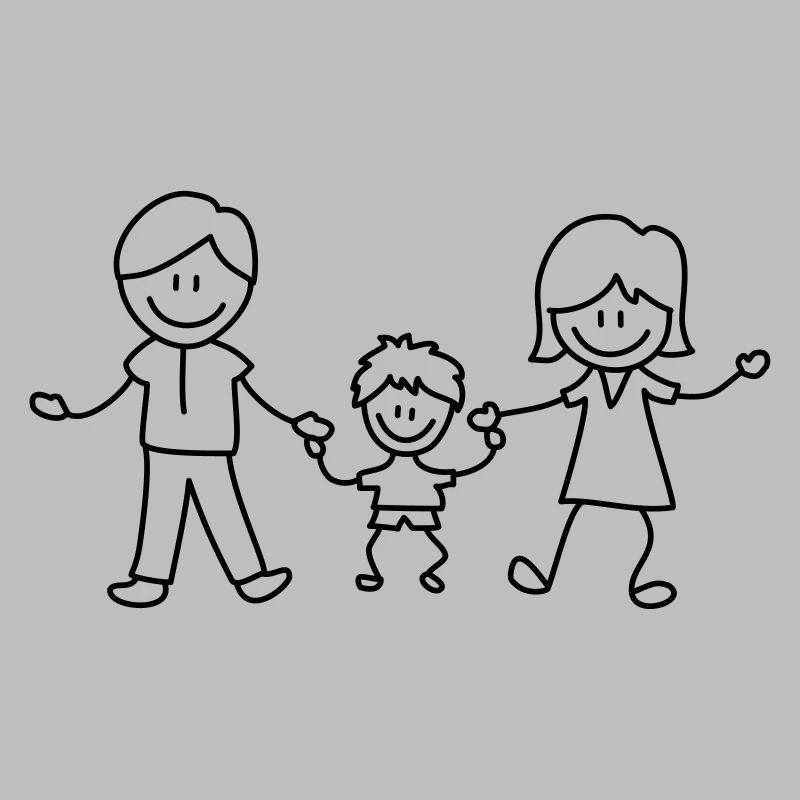 père mère enfant