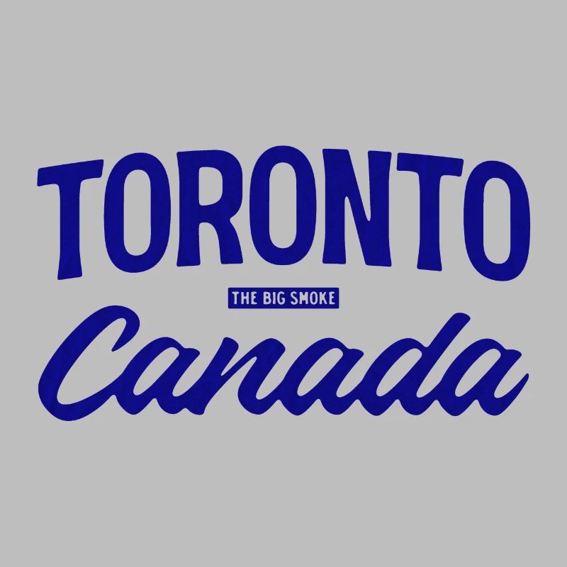 Toronto Canada Schriftzug Design