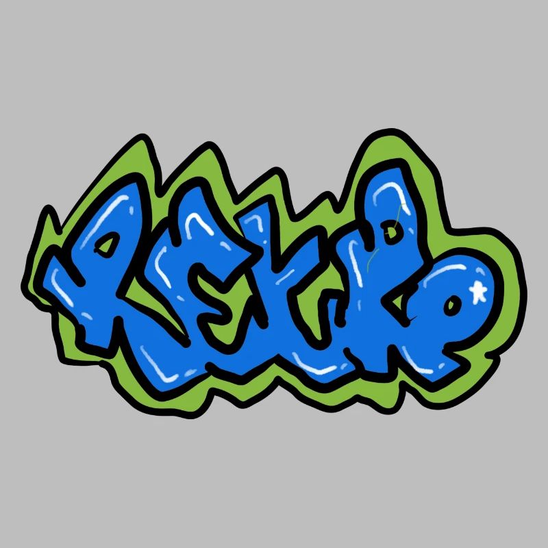Retro graffiti design