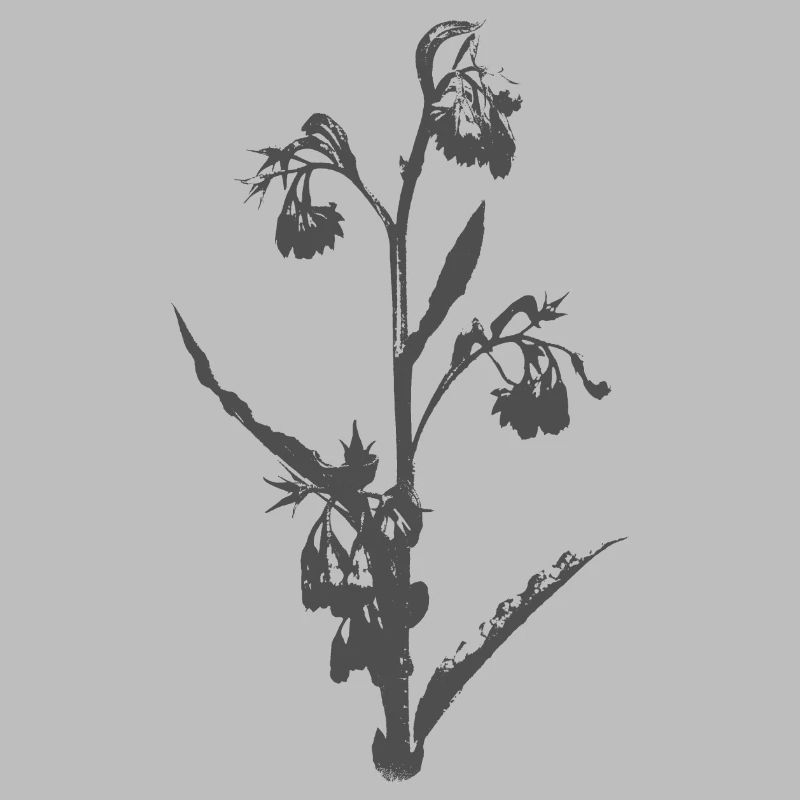 Blume - Scherenschnitt - Silhouette DEKO