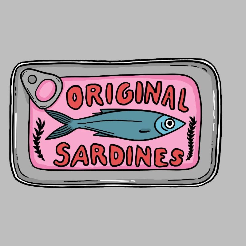 Original Sardines Can Pop Art Design