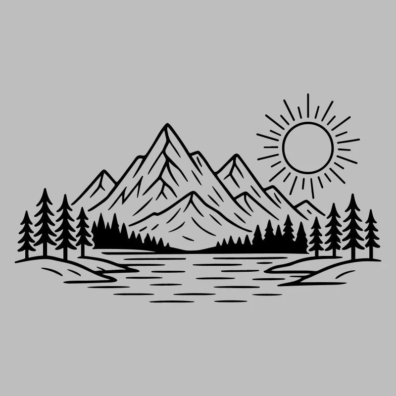 Mountains Nature Forest