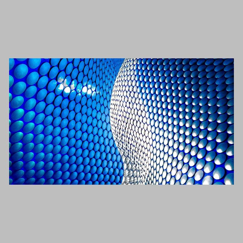 Cobalt Bubblewave Abstract