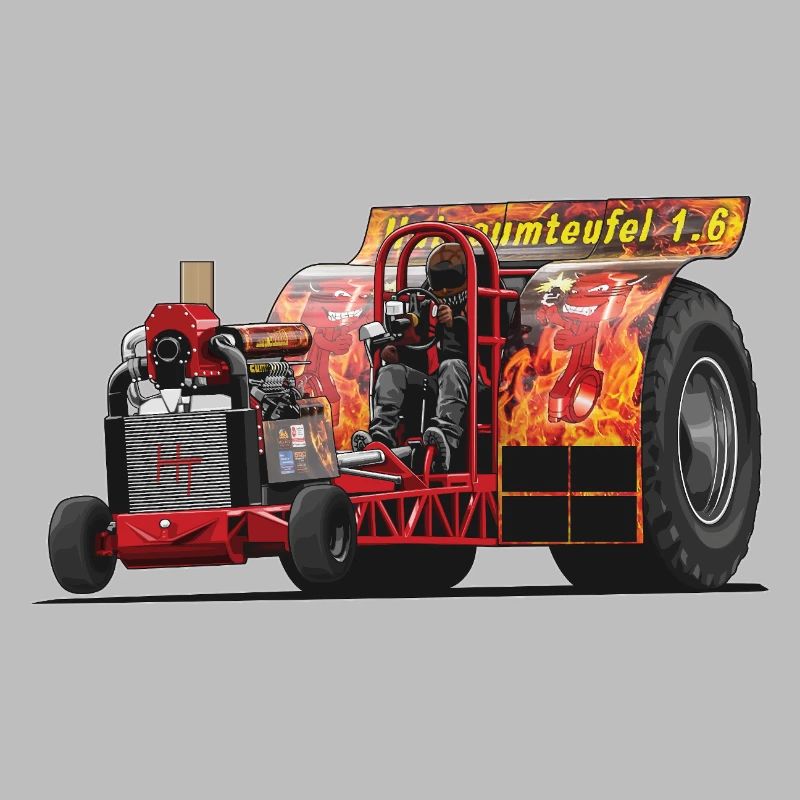 Tractor Pulling // Illustration