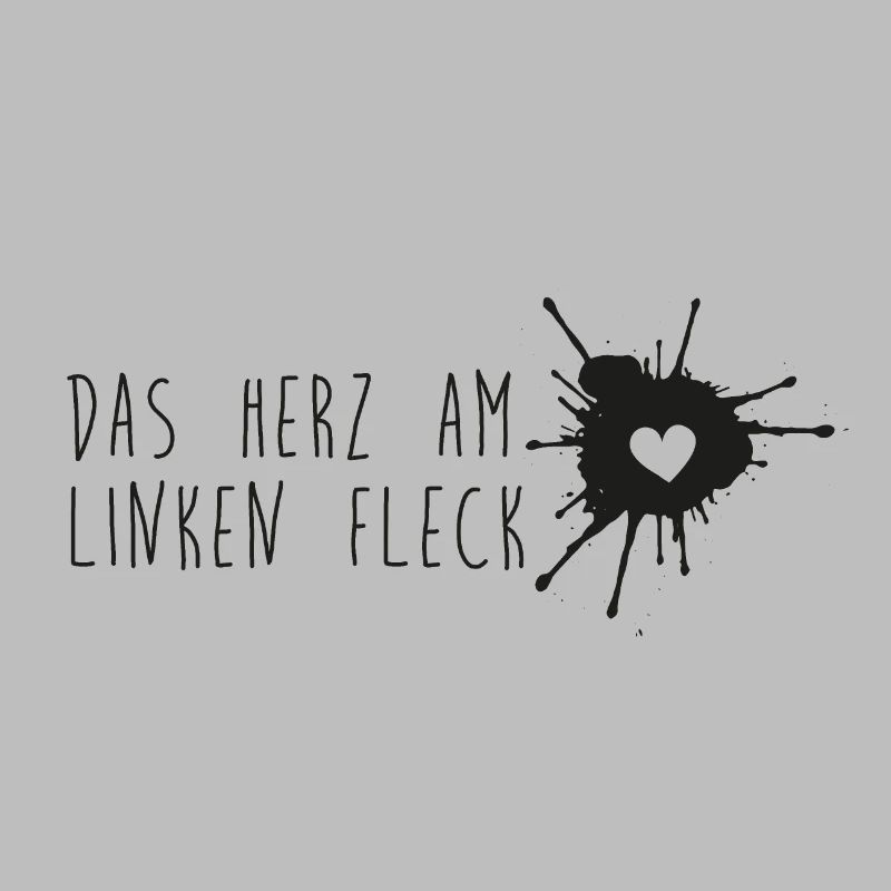 Das Herz am linken Fleck, Farbklecks
