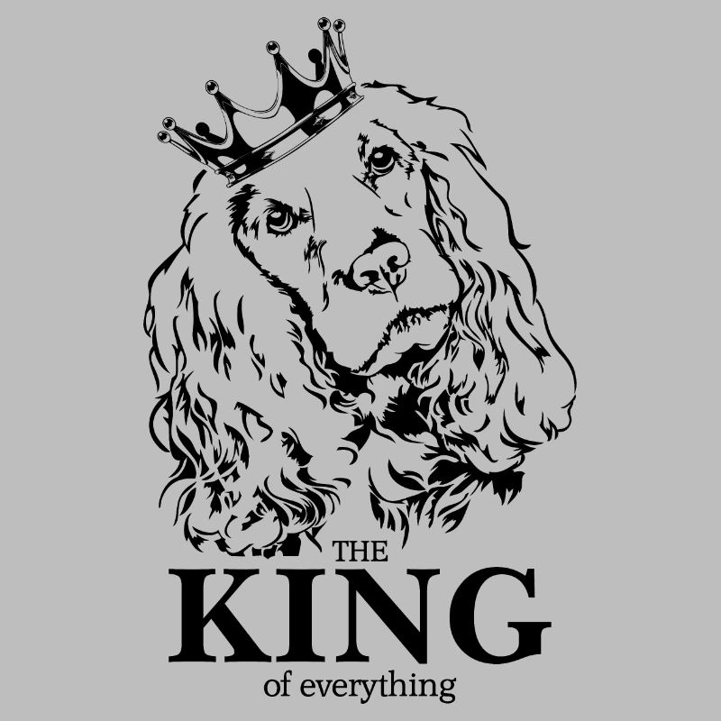 COCKER SPANIEL King Hundespruch Hunde Wilsigns