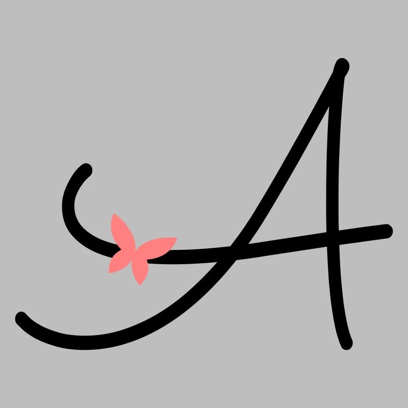 Buchstabe A Anfangsbuchstabe Schmetterling