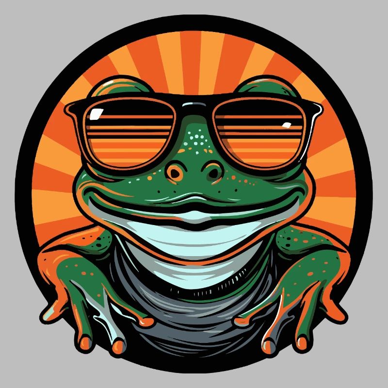Frog Cool Summer