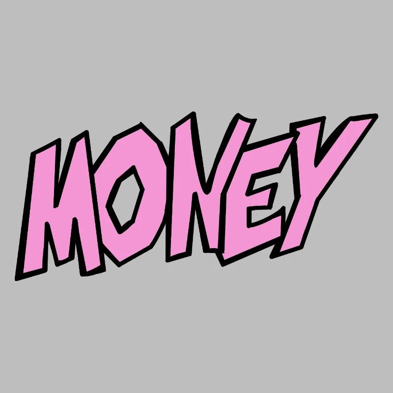 Geld-Illustration mit Lebendiger Typografie