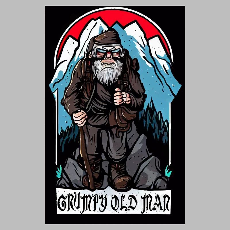GRUMPY OLD MAN, TSHIRT