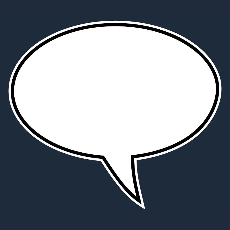 Speech bubble design right