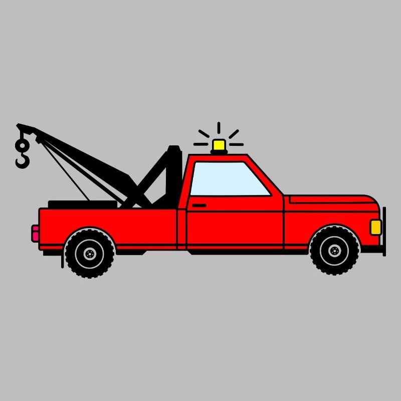Abschleppwagen rot