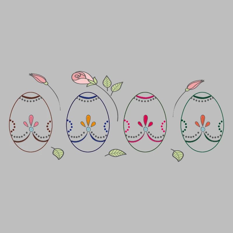 colorful Easter eggs