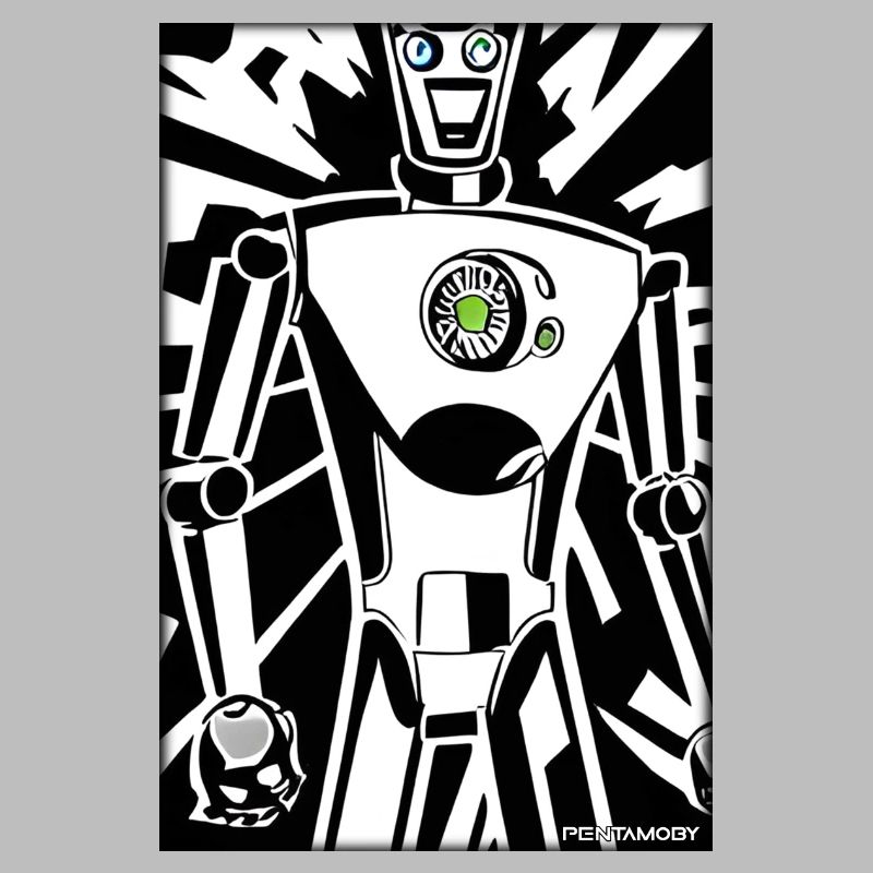 Robot Comic Future Cyborg Machine Technology