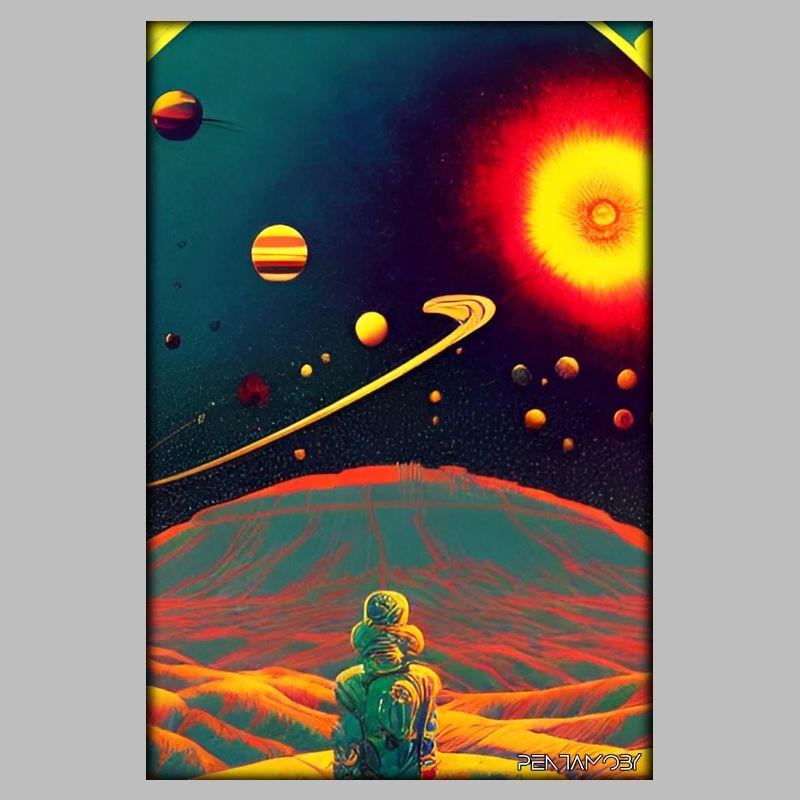 Galaxy Cosmos Universe Solar System Astronaut