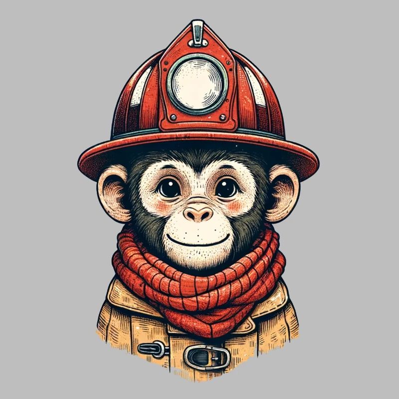 Pompier singe | Sapeurs-pompiers Äffle