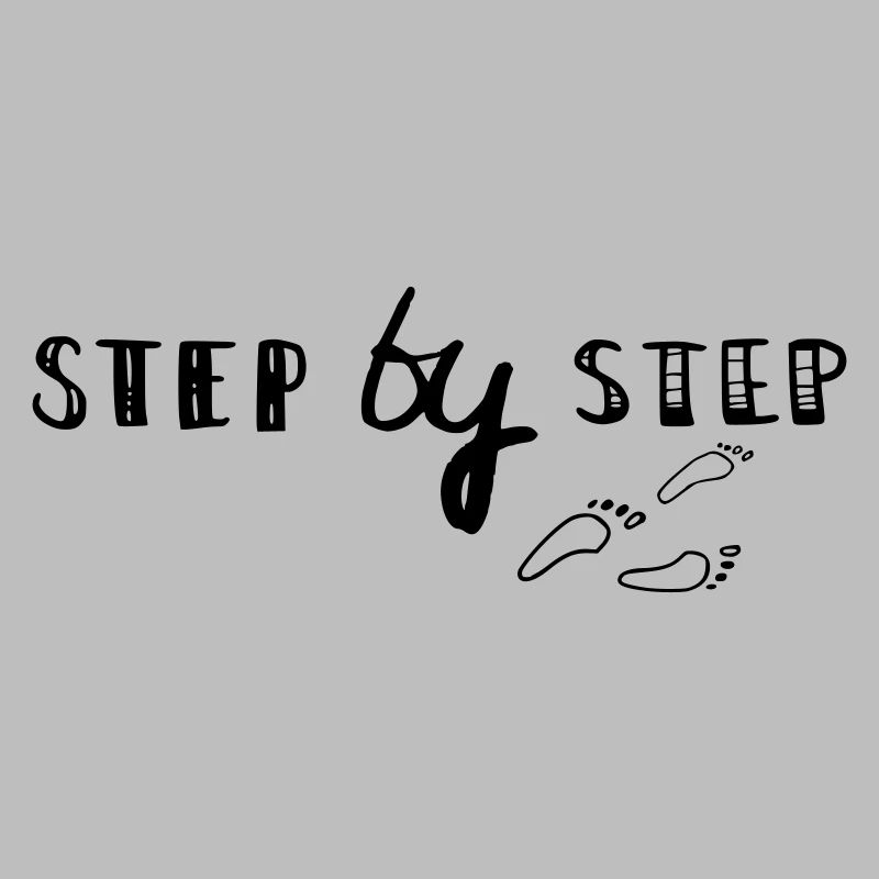 step by step