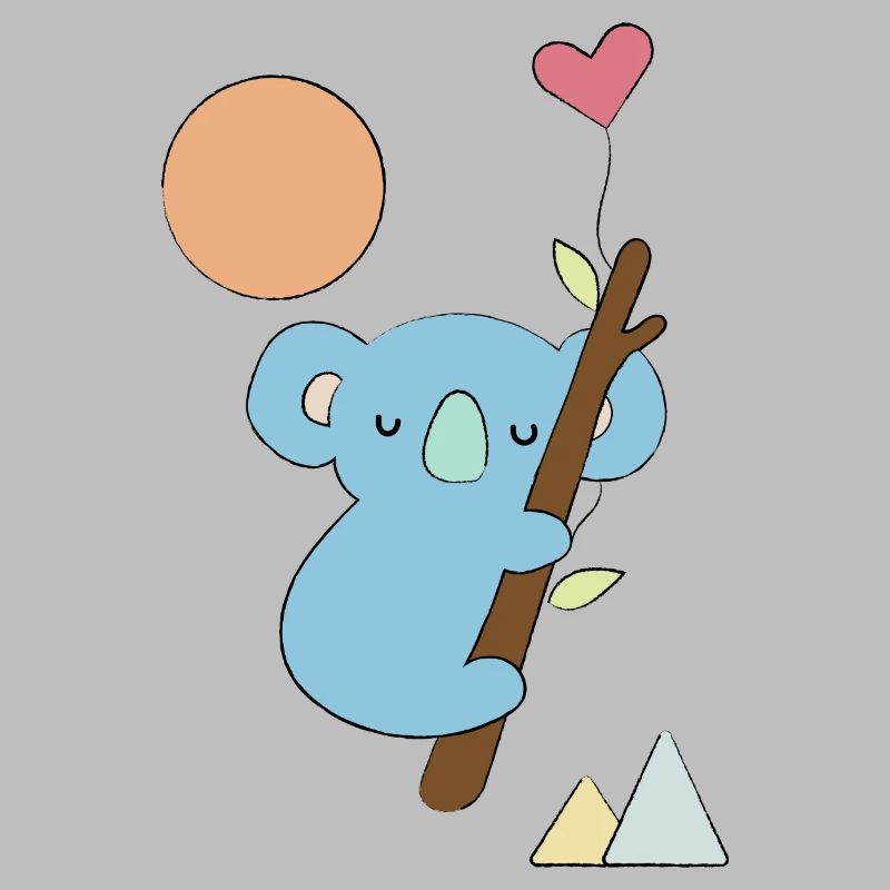 Koala with Heart - Gift Idea - Gift