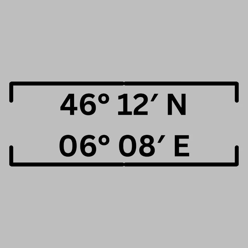 Coordinates Geneva Minimalist